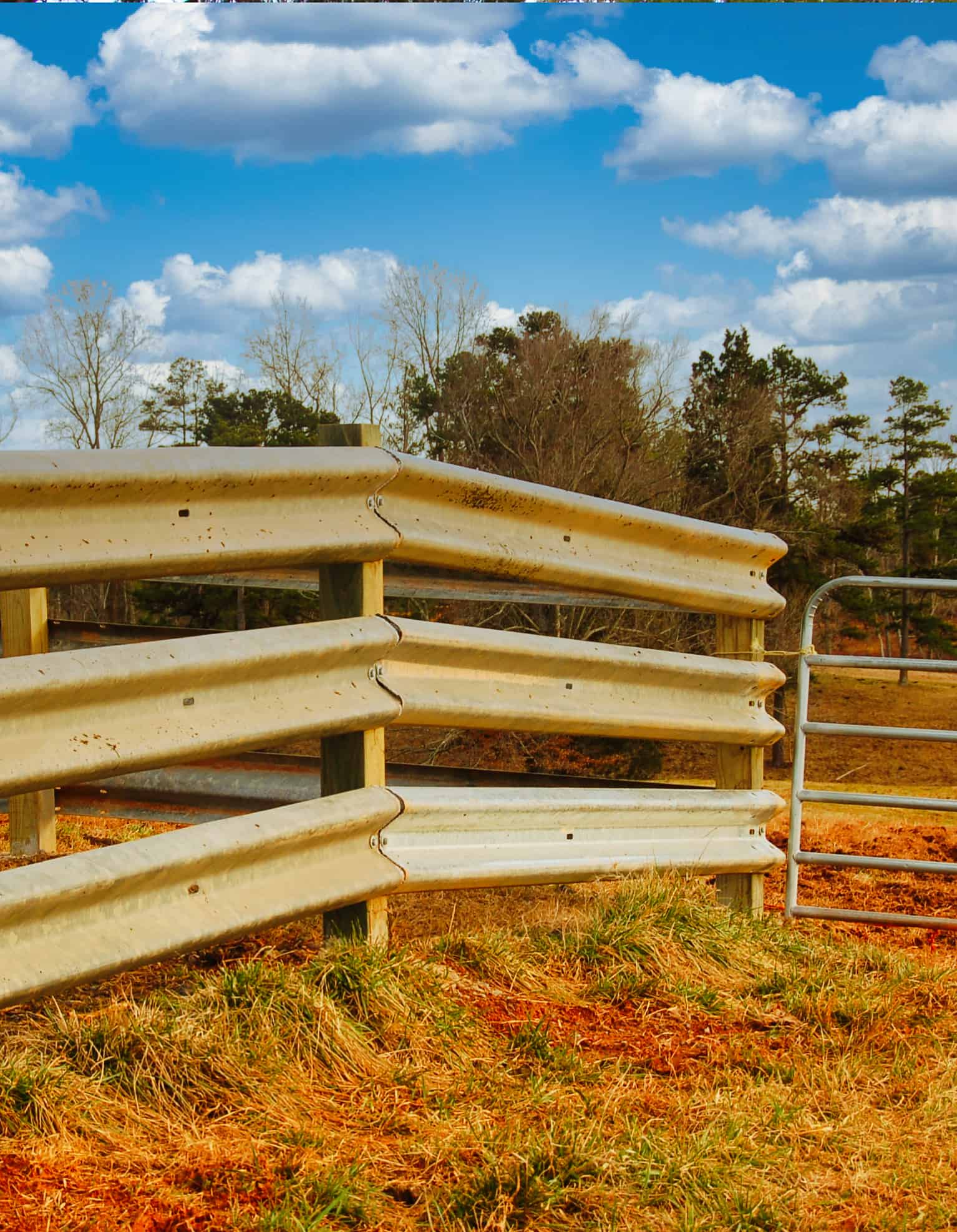 CostEffective Used Guardrail Solutions for Farming Guardrail Corral